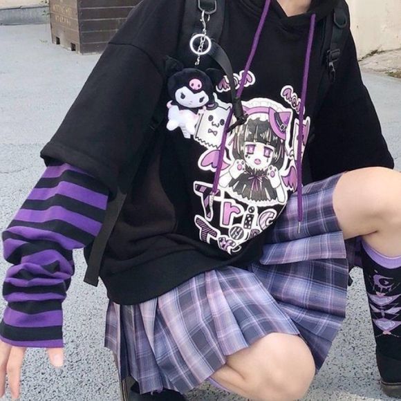 Trick or Treat Lolita Pullover Sweater Halloween Hoodie - Picture 5 of 9